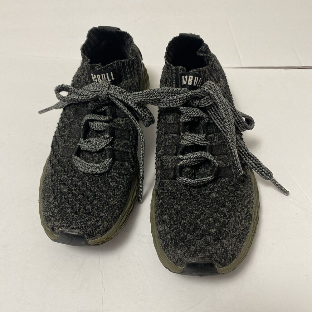 NOBULL Allday Knit Gray Gum Sneaker Shoes US Men's Size 6.5, Women's 5 Unisex